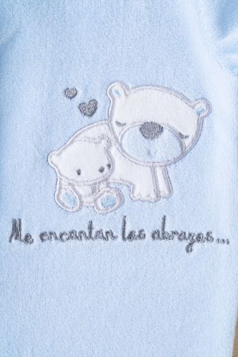 Imagen de Pijama + Doudou terciopelo (9M-24M)