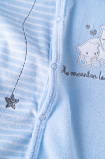 Imagen de Pijama + Doudou terciopelo (9M-24M)