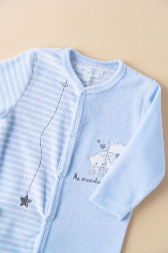 Imagen de Pijama + Doudou terciopelo (9M-24M)