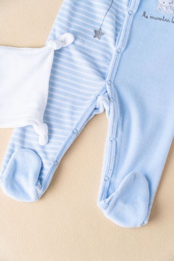Imagen de Pijama + Doudou terciopelo (9M-24M)